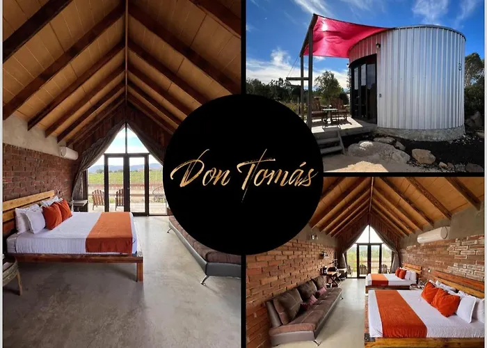 Don Tomas Viñedo cabañas Valle de Guadalupe